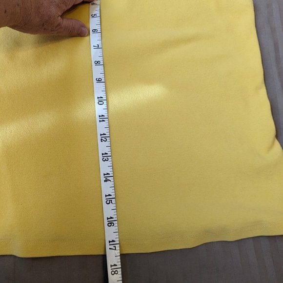 Allison Daley 2 Piece Set Yellow Button Up Lace Top and Matching Tank - Picture 11 of 13